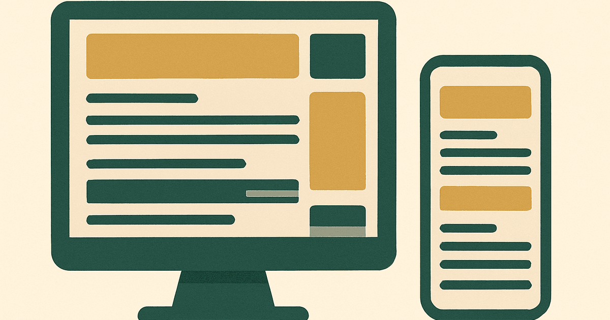 Website layout showing ad slots in visible and below-the-fold positions to illustrate ad viewability