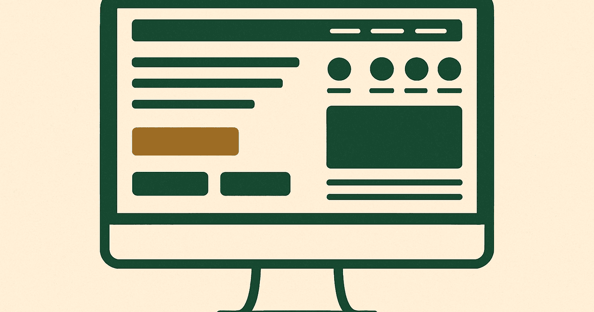 Wireframe of a high-converting sales page with headline, benefits, offer sections, testimonials, and CTA buttons